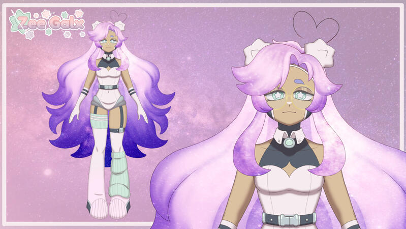 Zee Galx VTuber Design
