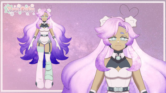 Zee Galx VTuber Design